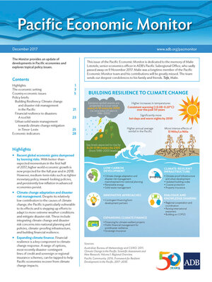 cover image of Pacific Economic Monitor December 2017